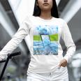Frutiger Aero Aesthetic Tech Water Fishes Monitor Screen Raglan Baseball Tee Unisex Long Sleeve T-Shirt Frutiger Aero Aesthetic Tech Water Fishes Monitor Screen Raglan Baseball Tee Unisex Long Sleeve T-Shirt