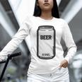 Generic Beer 1980s 80s Nostalgia Premium Tri-Blend Unisex Long Sleeve T-Shirt
