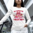 Groovy All Booked For Valentines Books Pink Coquette Bow Unisex Long Sleeve T-Shirt