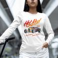 Hotrod Vintage Style Car Nostalgia Hotrod Distressed Premium Tri-Blend Unisex Long Sleeve T-Shirt