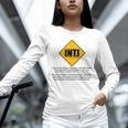 INTJ Warnings Architect Personality Type Introvert Unisex Long Sleeve T-Shirt INTJ Warnings Architect Personality Type Introvert Unisex Long Sleeve T-Shirt