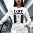 Irony Sarcasm Introvert Dry Humor Cartoon Comic Geek Nerd Unisex Long Sleeve T-Shirt Irony Sarcasm Introvert Dry Humor Cartoon Comic Geek Nerd Unisex Long Sleeve T-Shirt
