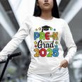 Kids Pre-K Grad 2025 Preschool Prek Graduation Unisex Long Sleeve T-Shirt