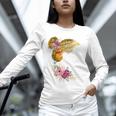 And Into The Library She Goes Book Lover Reading Bookworm Unisex Long Sleeve T-Shirt