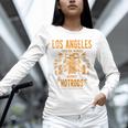 Los Angeles Hotrods Automotive Nostalgia Distressed Premium Tri-Blend Unisex Long Sleeve T-Shirt