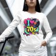 I Love The 70s Vintage Cassette Roller Vinyl Nostalgia 70s Premium Tri-Blend Unisex Long Sleeve T-Shirt