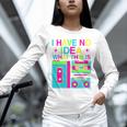 I Have No Idea What This Is Retro 70's 80's 90's Nostalgia Premium Tri-Blend Unisex Long Sleeve T-Shirt