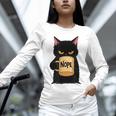 Nope Coffee Cat – Introvert Humor Monday Kitty Unisex Long Sleeve T-Shirt Nope Coffee Cat – Introvert Humor Monday Kitty Unisex Long Sleeve T-Shirt