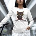 Not A Hugger Tee Angry Cat Sarcastic Cute Introvert Unisex Long Sleeve T-Shirt Not A Hugger Tee Angry Cat Sarcastic Cute Introvert Unisex Long Sleeve T-Shirt
