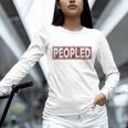 All Peopled Out Introvert Joke Sarcastic Quote Premium Tri-Blend Unisex Long Sleeve T-Shirt All Peopled Out Introvert Joke Sarcastic Quote Premium Tri-Blend Unisex Long Sleeve T-Shirt