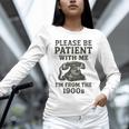 Please Be Patient With Me I'm From The 1900s Funny Premium Tri-Blend Unisex Long Sleeve T-Shirt
