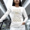 Please Be Patient With Me I'm From The 1900s Humorous Saying Premium Unisex Long Sleeve T-Shirt
