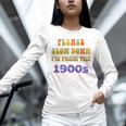 Please Slow Down I'm From The 1900s Retro Vintage 70 Premium Tri-Blend Unisex Long Sleeve T-Shirt
