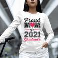 Proud Mom Of A 2021 Graduate Senior Graduation Unisex Long Sleeve T-Shirt
