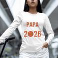 Proud PAPA Of 2026 Senior Basketball Student Graduation Unisex Long Sleeve T-Shirt