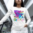 Retro 1980s 80's Baby 1990s 90's Made Me Nostalgia Birthday Premium Tri-Blend Unisex Long Sleeve T-Shirt