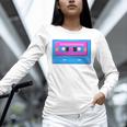 Retro Cassette Tape Tee 90s Nostalgia Aesthetic Unisex Long Sleeve T-Shirt
