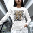 Senior 2021 Grad Class Of 2021 Graduation Leopard Cheetah Unisex Long Sleeve T-Shirt