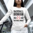 Senior Class Of 2025 Baseball Senior Night Graduation Party Unisex Long Sleeve T-Shirt