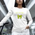 Senior Class Of 2026 Tennis Coquette Bow Graduation Premium Unisex Long Sleeve T-Shirt