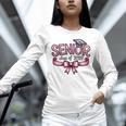 Senior Class Of 2027 Coquette Pink Bow Graduation 2027 Women Unisex Long Sleeve T-Shirt