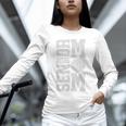 Senior Volleyball Mom 2026 Class Graduation Volleyball Premium Tri-Blend Unisex Long Sleeve T-Shirt