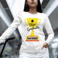 Star Graduate Second Grade Graduation Trophy Cup Unisex Long Sleeve T-Shirt