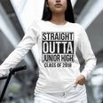 Straight Outta Junior High Graduation Class Of 2018 Unisex Long Sleeve T-Shirt