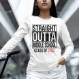 Straight Outta Middle School Graduation Shirt Class Of 2022 Unisex Long Sleeve T-Shirt