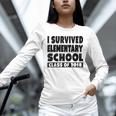 I Survived Elementary School Class Of 2018 Graduation Shirt Unisex Long Sleeve T-Shirt