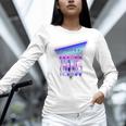 Temporal Trends Vaporwave Style Retro Nostalgia Look Premium Tri-Blend Unisex Long Sleeve T-Shirt