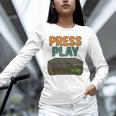 VHS Cassette Retro Analog Nostalgia Theme Premium Unisex Long Sleeve T-Shirt VHS Cassette Retro Analog Nostalgia Theme Premium Unisex Long Sleeve T-Shirt