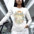 Vintage 1981 Retro Badge Nostalgia Eighties Compass Skull Unisex Long Sleeve T-Shirt