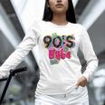 Vintage 90's Babe Party Back To 90s Cassette Nostalgia Premium Tri-Blend Unisex Long Sleeve T-Shirt