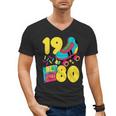 1980 Retro Raised In The 80s Old School Nostalgia Vibes Men's V-Neck T-Shirt