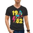1982 Retro Raised In The 80s Old School Nostalgia Vibes Men's V-Neck T-Shirt