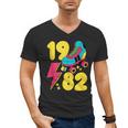 1982 Retro Raised In The 80s Old School Nostalgia Vibes Men's V-Neck T-Shirt 1982 Retro Raised In The 80s Old School Nostalgia Vibes Men's V-Neck T-Shirt