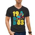 1983 Retro Raised In The 80s Old School Nostalgia Vibes Men's V-Neck T-Shirt 1983 Retro Raised In The 80s Old School Nostalgia Vibes Men's V-Neck T-Shirt