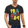 1984 Retro Raised In The 80s Old School Nostalgia Vibes Men's V-Neck T-Shirt 1984 Retro Raised In The 80s Old School Nostalgia Vibes Men's V-Neck T-Shirt