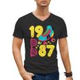 1987 Retro Raised In The 80s Old School Nostalgia Vibes Men's V-Neck T-Shirt
