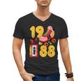 1988 Retro Raised On 80s Music Old School Nostalgia Punk Men's V-Neck T-Shirt 1988 Retro Raised On 80s Music Old School Nostalgia Punk Men's V-Neck T-Shirt