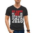 2018 Senior Graduation My Happy Class Shirt Men's V-Neck T-Shirt