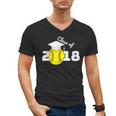 2018 Softball Senior Graduation Shirt For Girls Grad Men's V-Neck T-Shirt