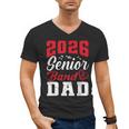 2026 Senior Band Dad Class Of 2026 Band Parent Graduation Men's V-Neck T-Shirt