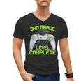 3rd Grade Level Complete Gamer Class Of 2026 Graduation Men's V-Neck T-Shirt