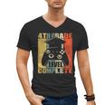 4th Grade Level Complete Gamer Class Of 2023 Graduation Men's V-Neck T-Shirt