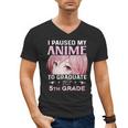 5th Grade Graduation Anime 2025 Graduate Elementary Girls Men's V-Neck T-Shirt