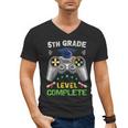 5th Grade Level Complete Gaming Graduation Class 2023 Gamer Men's V-Neck T-Shirt