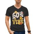 60's Vibe Vintage Nostalgia Mixtape Era 1960s Party Groovy Men's V-Neck T-Shirt