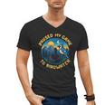 8-Bit Gamer Birder Blue Jay Arcade Nostalgia Nature Men's V-Neck T-Shirt 8-Bit Gamer Birder Blue Jay Arcade Nostalgia Nature Men's V-Neck T-Shirt